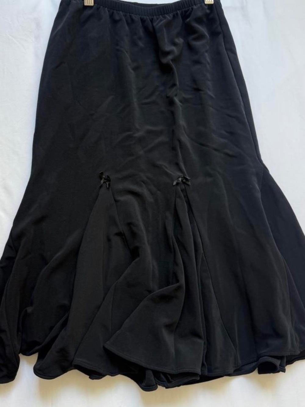 Vintage Boston Proper Black Mermaid Godet Maxi Skirt – XS
